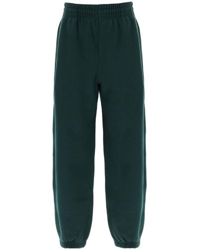 Burberry Pantalones de algodón pesados ​​de - Verde