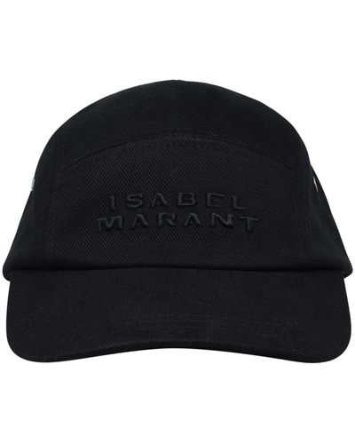 Isabel Marant 'tedji' Zwarte Katoenen Hoed