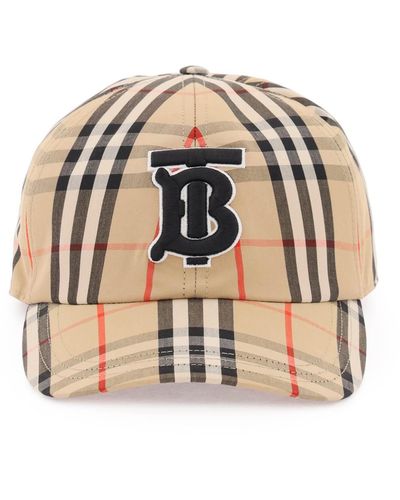 Burberry Baseballkappe mit Monogramm - Mehrfarbig