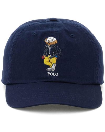 Polo Ralph Lauren Cappello Baseball Polo Bear - Blu