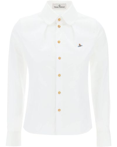 Vivienne Westwood Toulouse -Hemd mit Darts - Weiß