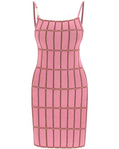 Jacquemus 'la Robe Maille Mahla' Mini-jurk - Roze