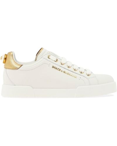 Dolce & Gabbana Sneakers Portofino - Blanc