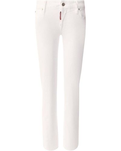 DSquared² Jeans de mezclilla de algodón - Blanco