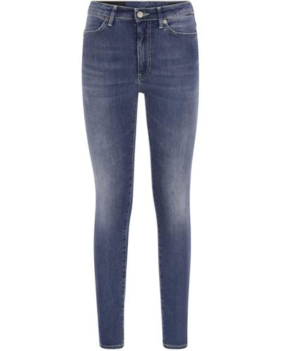Dondup Donndup Iris Jeans dünne Passform - Blau