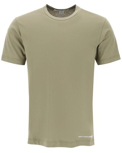 Comme des Garçons Logo Druck T -Shirt - Grün