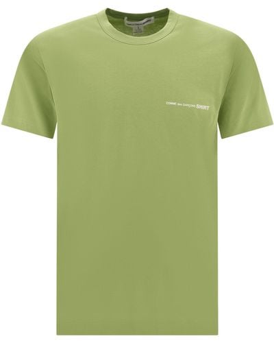 Comme des Garçons T -Shirt mit Logo - Grün