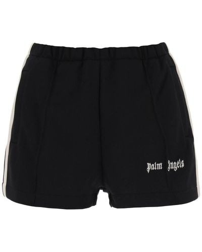 Palm Angels Suit les shorts avec des bandes de contraste - Noir