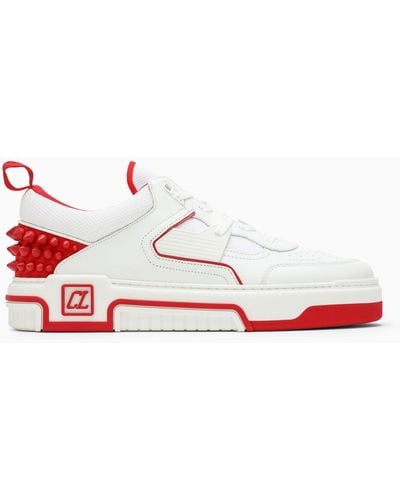 Christian Louboutin White/red Astroloubi Sneakers - Wit