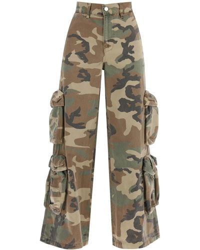 Amiri Pantalon de camouflage Baggy Cargo - Neutre