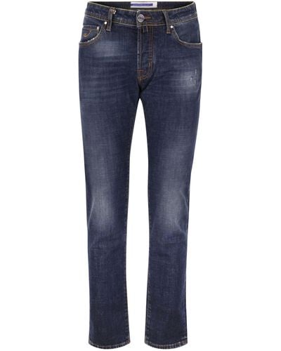 Jacob Cohen Nick Slim Fit Jeans - Blauw