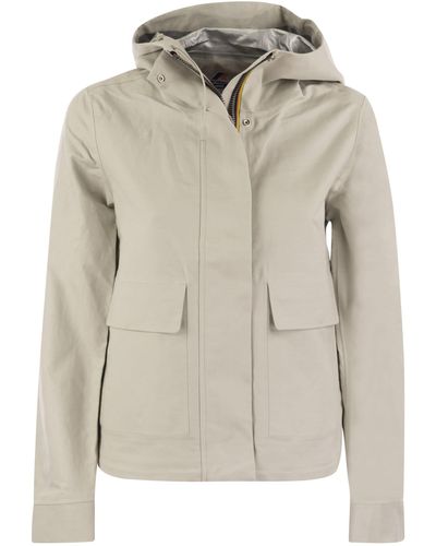 K-Way Sarthe Hooded Jacket - Gray