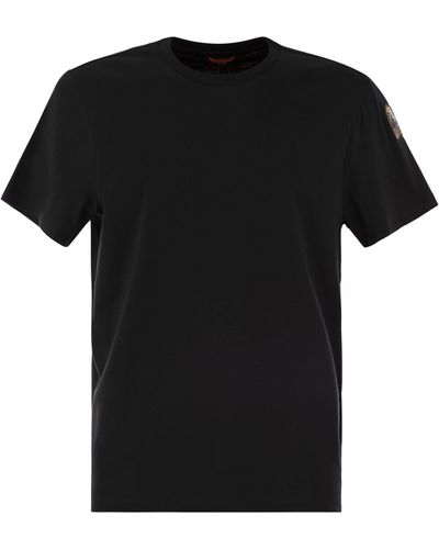 Parajumpers Shispare Tee Cotton Jersey T Shirt - Black