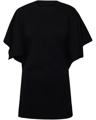 MM6 by Maison Martin Margiela Cotton T Shirt - Black