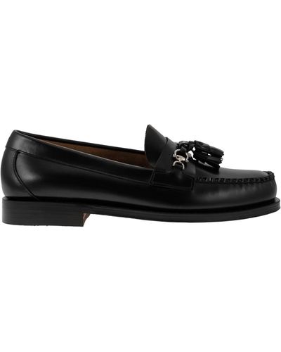 G.H. Bass & Co. G.h. Bass Weejun Leather Moccasins With Tassels - Black