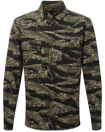 Dolce & Gabbana Camouflage Shirt - Groen