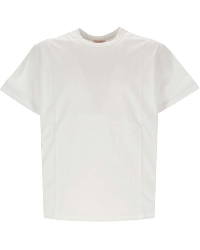 Valentino Mann weißes T -Shirt und Polo 4 v3 mg13 a