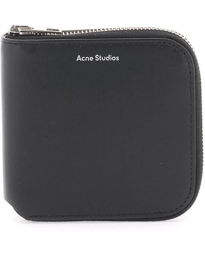 Acne Studios Reißverschluss In Der Brieftasche - Zwart