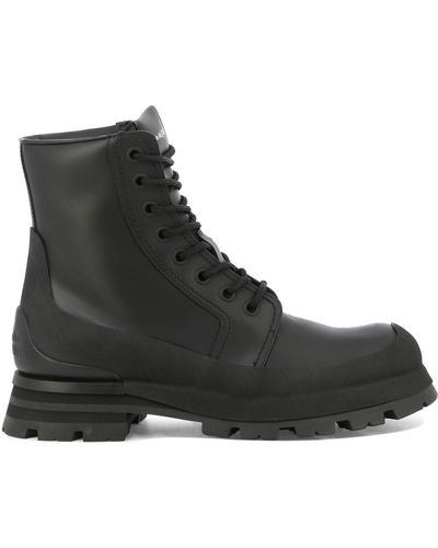 Alexander McQueen Wander Toble Boots - Negro