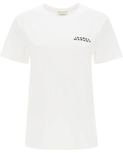 Isabel Marant Vidal Crew Neck T -shirt - Wit