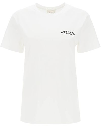 Isabel Marant Vidal Crew Neck T Shirt - White