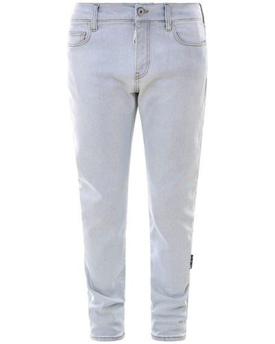 Off-White c/o Virgil Abloh Skinny Jeans - Grau
