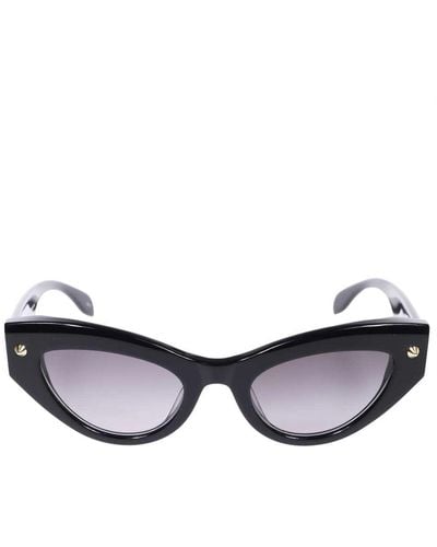 Alexander McQueen Cat Eye Sunglasses - Bleu