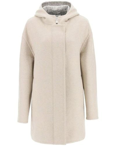 Givenchy Manteau duffle en laine - Neutre
