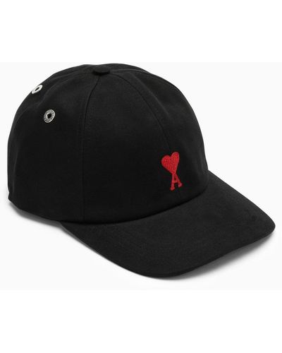 Ami Paris Ami Paris Baseball Cap With Logo - Black