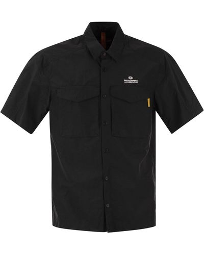 Parajumpers Pete Short Sleeved Shirt - Black