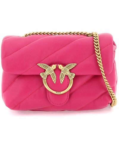 Pinko Love Classic Puff Maxi Quilt Bag - Pink