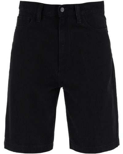Carhartt Landon Denim Shorts - Noir