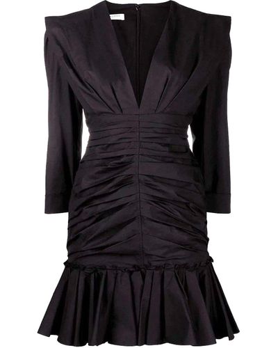 Philosophy Di Lorenzo Serafini Peplum Mini Dress - Black