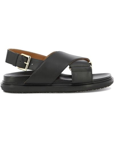 Marni Fussbett Sandals - Zwart