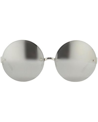 Linda Farrow Luxus -Sonnenbrille - Grau