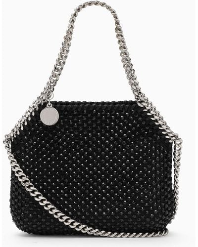 Stella McCartney Stella Mc Cartney Black Mini Falabella Bag Mit Kristallen - Zwart