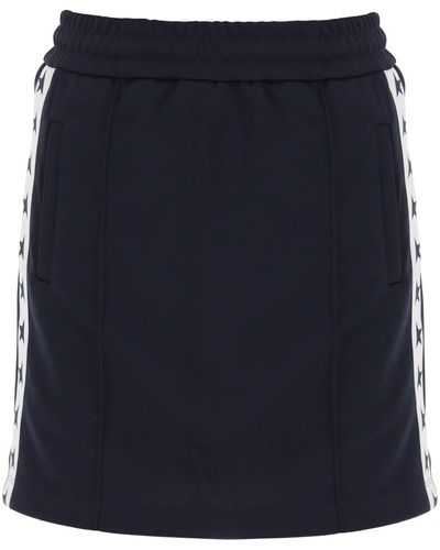 Golden Goose Sporty Skirt With Contrasting Side Bands - Blue