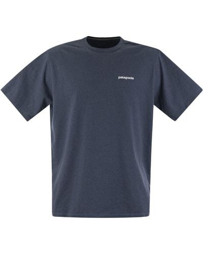 Patagonia Recycled Cotton T Shirt - Blue