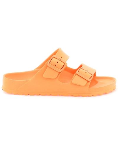 Birkenstock Eva 'Arizona' Mules - Orange