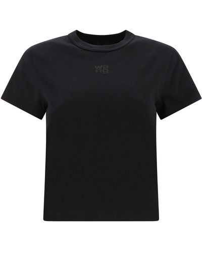 Alexander Wang Camiseta de "logo" de - Negro