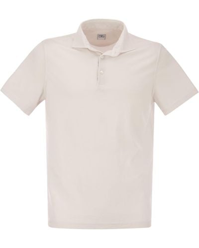 Fedeli Kurzärärmisches Poloshirt - Weiß