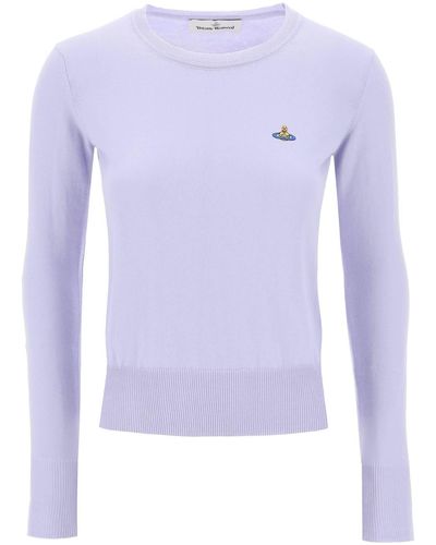Vivienne Westwood Sticked Logo Pullover - Lila