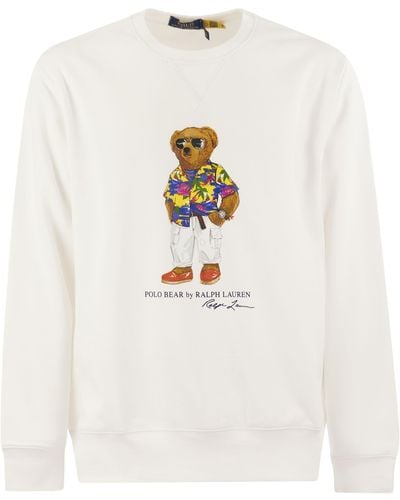 Polo Ralph Lauren Bear Polo Sweatshirt - Wit