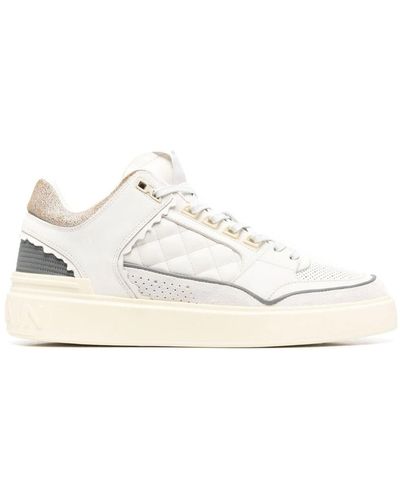 Balmain Leder Sneakers - Weiß