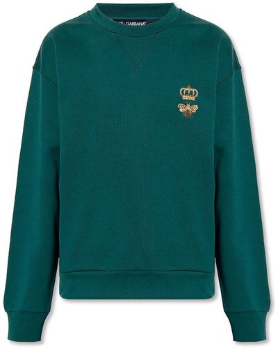 Dolce & Gabbana Sudadera de algodón - Verde