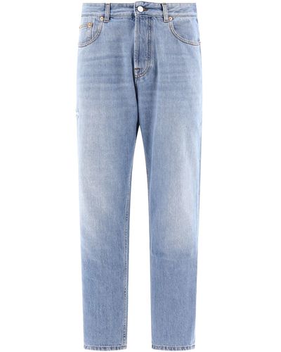 Valentino In Logo -jeans - Blauw