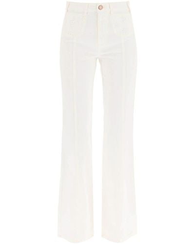 See By Chloé Ver por Chloe Ver por Chloe Denim Jeans - Blanco