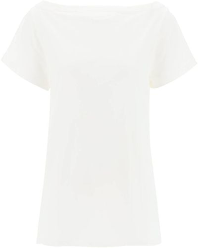 Courreges Twisted Body T -shirt - Wit