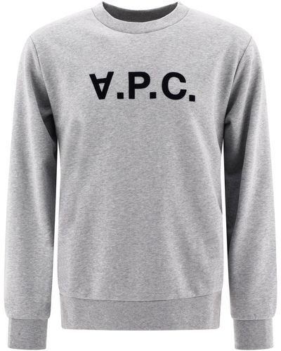 A.P.C. "standard Grand Vpc" Sweatshirt - Grijs