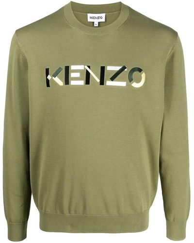 KENZO Logo -Pullover - Grün
